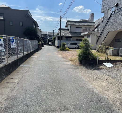 土地　長良友瀬の前面道路含む現地写真