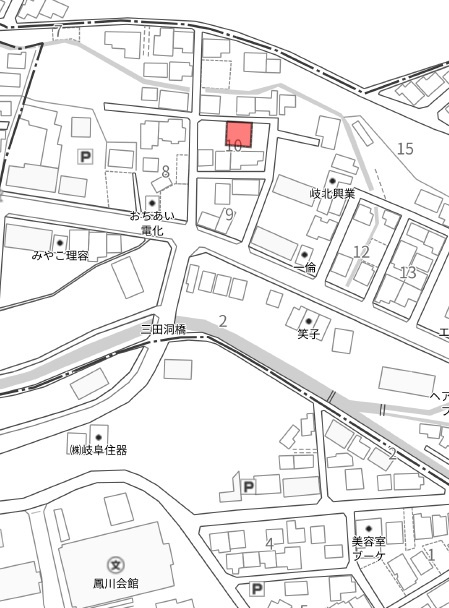 土地　三田洞東１丁目の地図