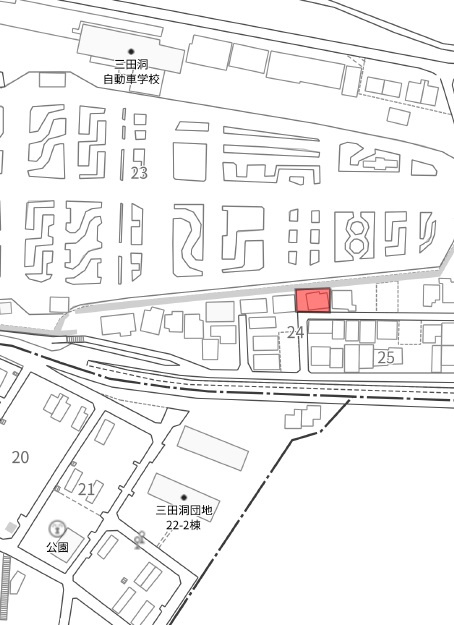 中古住宅　三田洞東１丁目の地図|地図