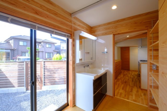 中古住宅 北方の洗面所