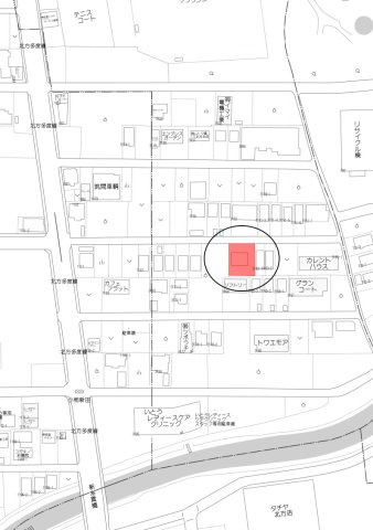 中古住宅 北方の地図|地図
