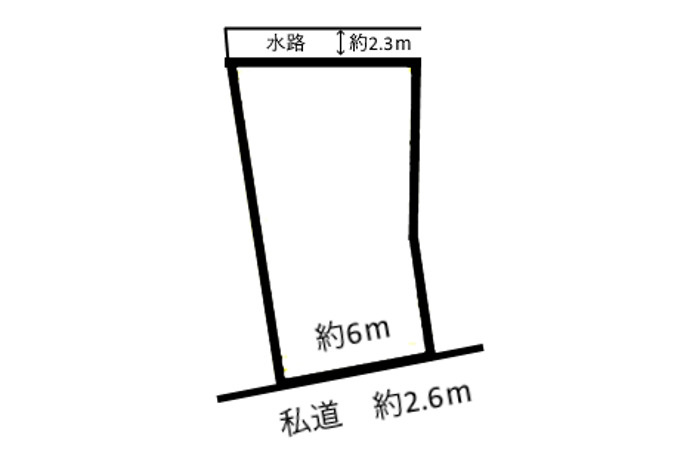 土地 領下の土地図|平面図