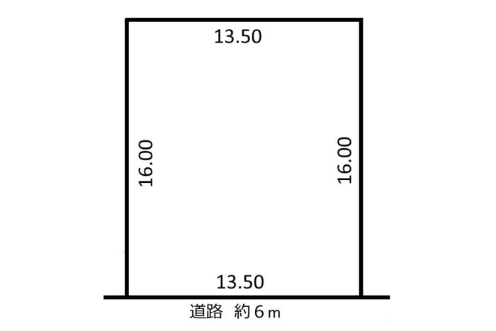 土地 松が丘３丁目の区画図|平面図