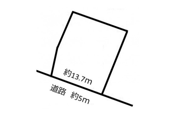 土地　石谷の土地図|平面図