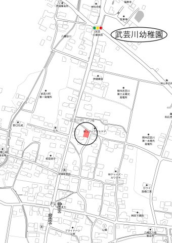 土地　武芸川町八幡の地図