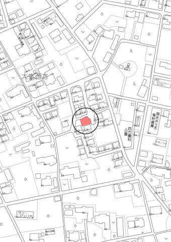 土地 大字西方の地図|地図