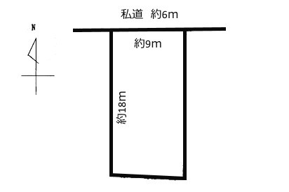 土地 千疋の土地図|平面図