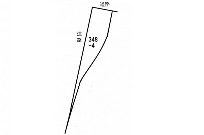 土地　七崎の土地図|平面図