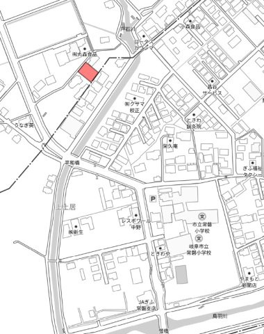 土地　打越の地図