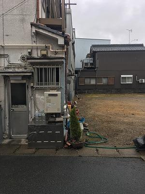 土地 西野町９丁目の前面道路含む現地写真