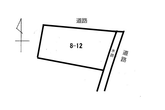 土地　若福町の土地図|平面図