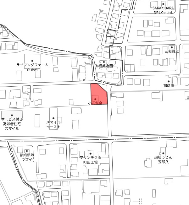 土地　福富天神前の地図|地図