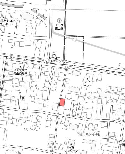 土地　鷺山東2丁目の地図|地図