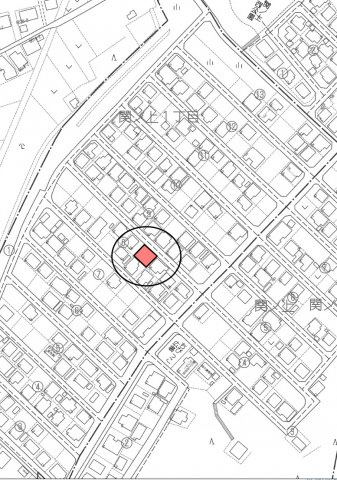 土地　関ノ上１丁目の地図|地図