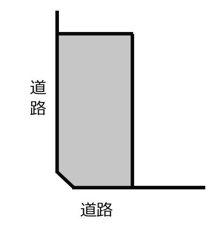 土地 太郎丸北浦の土地図|平面図
