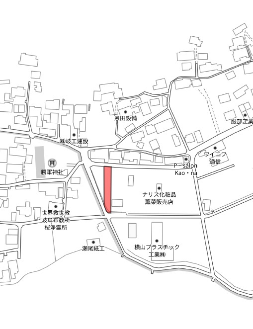 土地　赤尾の地図|地図
