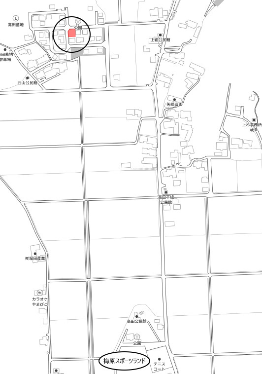 土地　梅原の地図|地図