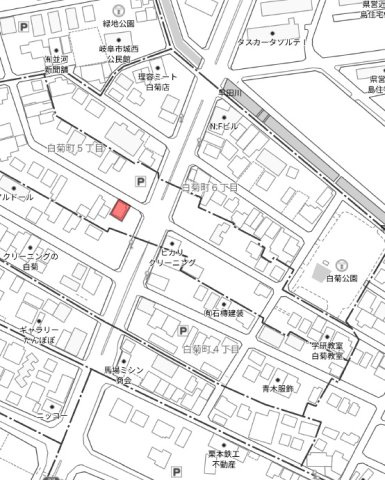 中古住宅　白菊町５丁目の地図
