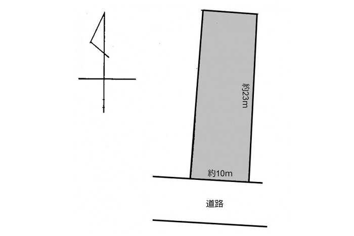 土地　小柿の土地図|平面図