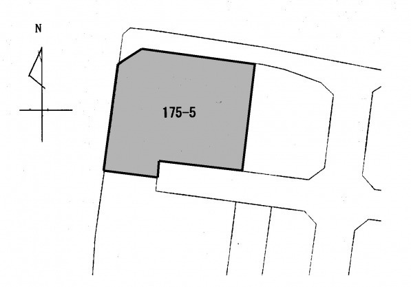 土地　金原の土地図|平面図