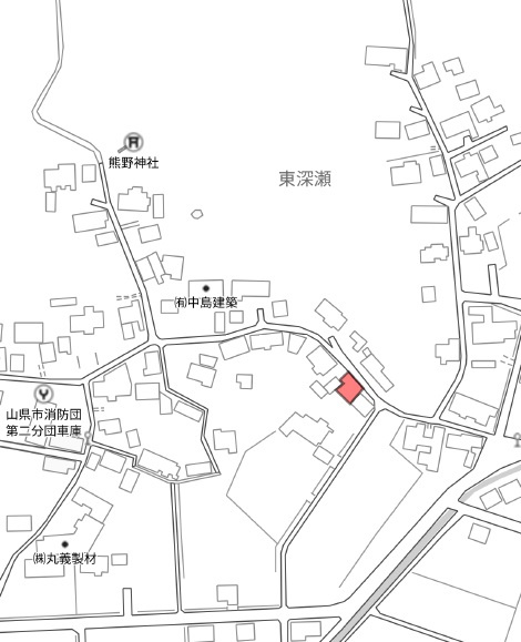 土地　東深瀬の地図|地図
