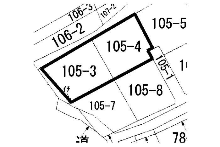土地 下白金の土地図|平面図