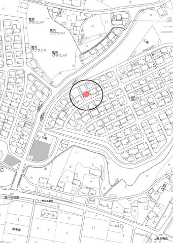 中古住宅 藍川の地図