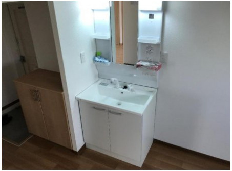 A1マンションの洗面所