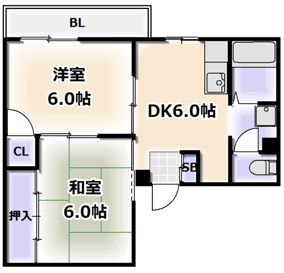 【間取り】 | 第2奥野ビル