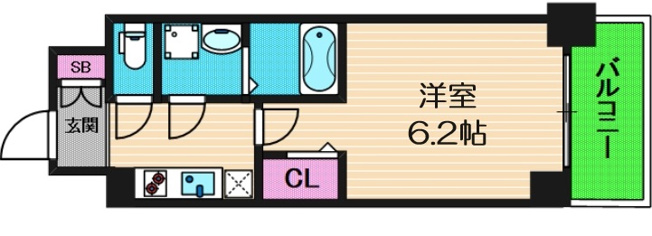 【間取り】 | エスリード大阪CENTRAL AVENUE