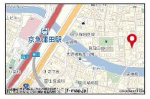 メゾン・ド・ソレイユ蒲田の地図