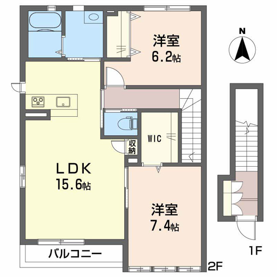 【間取り】 | サンシャイン針田Ⅱ