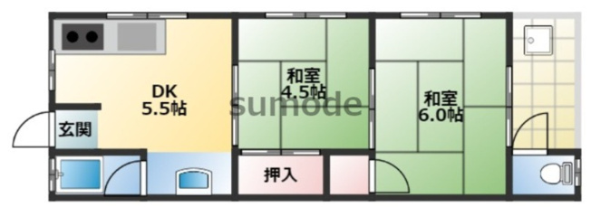 【間取り】 | 竹島マンション