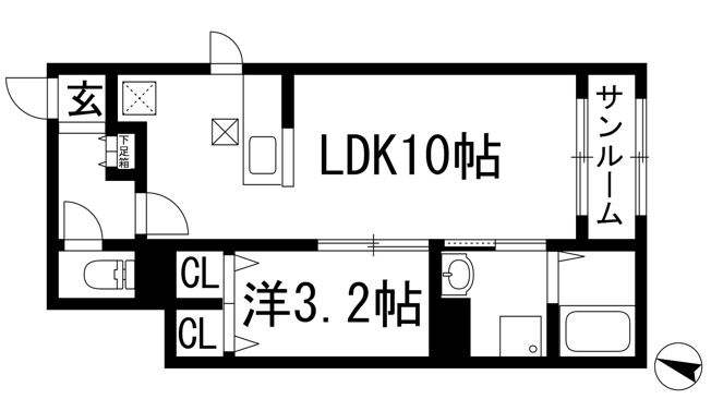【間取り】 | ルナファータ1