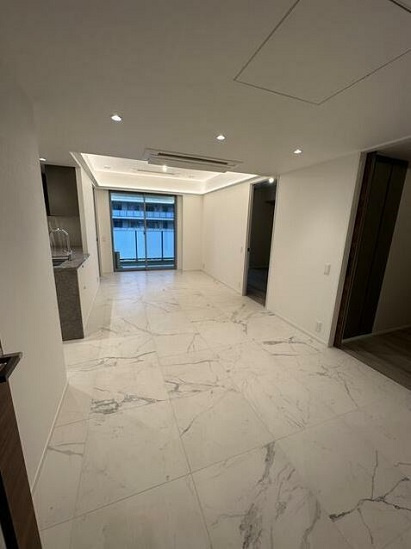 千代田区四番町の賃貸マンションの居間・リビング