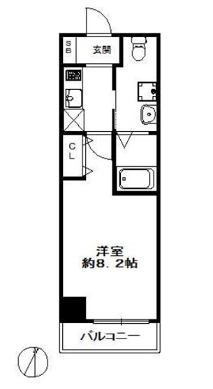 【間取り】 | エスライズ四ツ橋