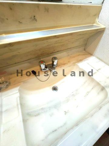 下三毛戸建の独立洗面台