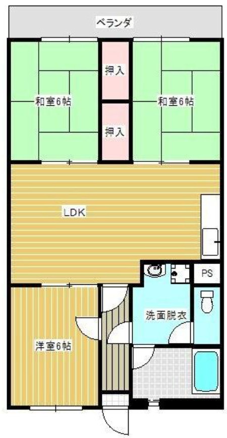 光風ハイツの間取り