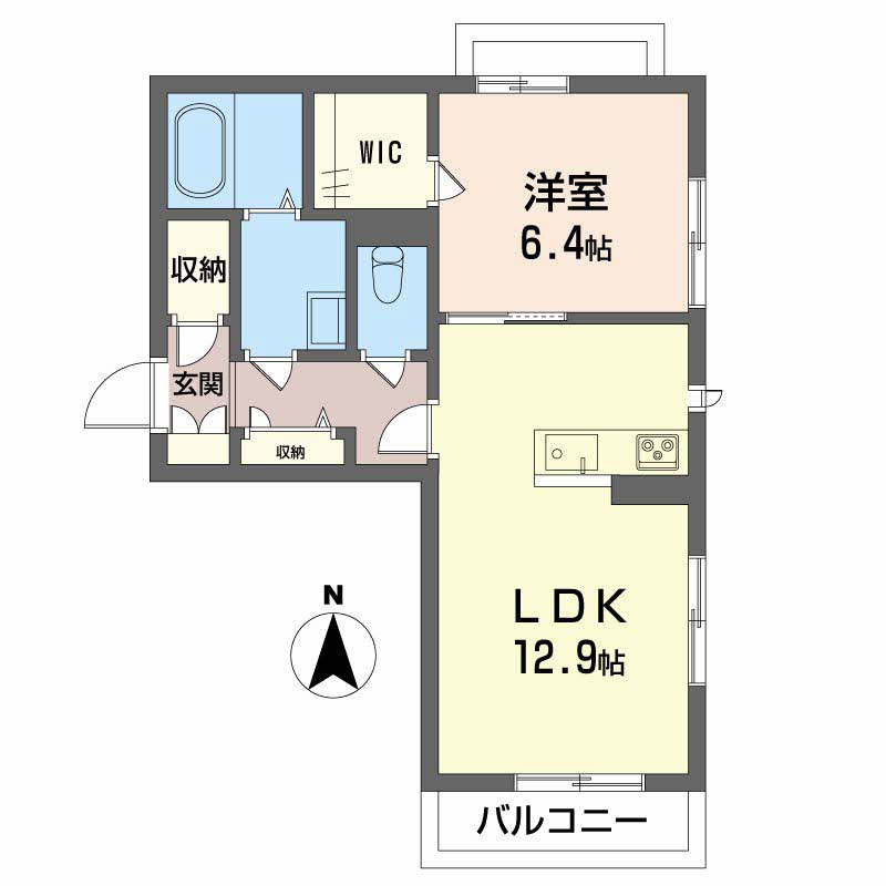 ベレオ　クシモトの間取り