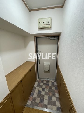 深江橋第2コーポの玄関