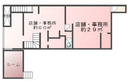 羽曳野市西浦　貸店舗　[物件番号：223187]の間取り