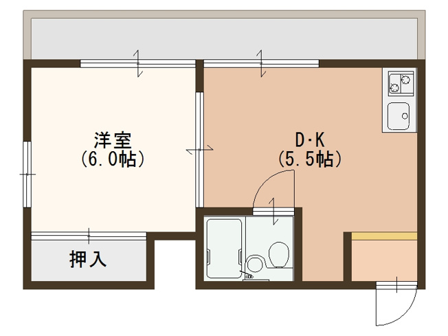 【間取り】 | 朋栄マンション