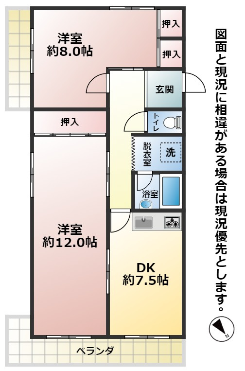 メゾンひらのの間取り