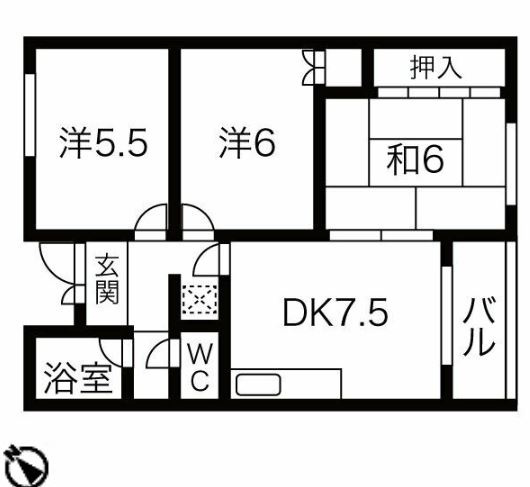【間取り】 | ワコーマンション