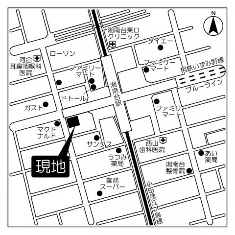 Terra湘南台の地図
