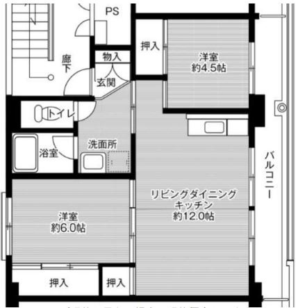 ビレッジハウス筑後【10,000円キャッシュバック対象物件】の間取り