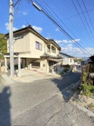 中古戸建　上安7丁目の前面道路含む現地写真