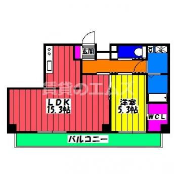 【間取り】 | ＬＵＸ　ＨＡＫＡＴＡ | ＬＵＸ　ＨＡＫＡＴＡの間取り