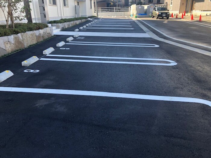 the Terrace御井町の駐車場