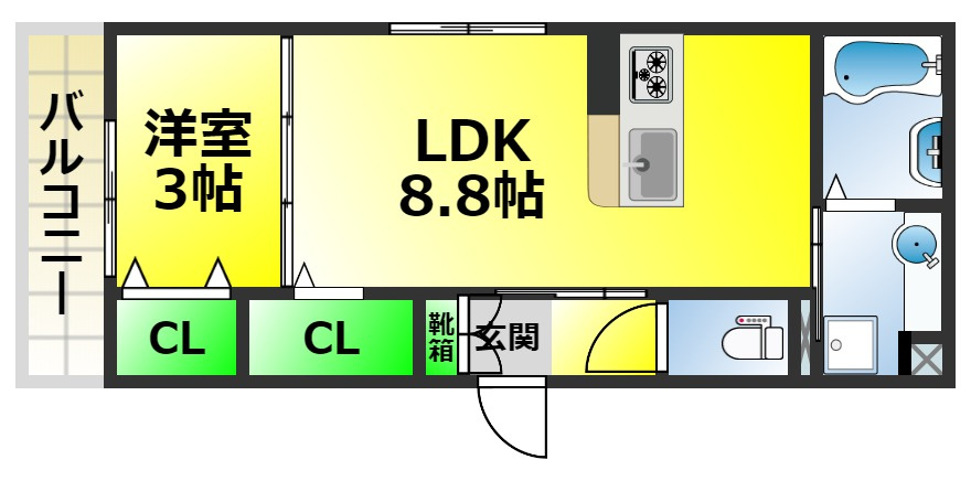 PLAISIR La Lumierepureの間取り